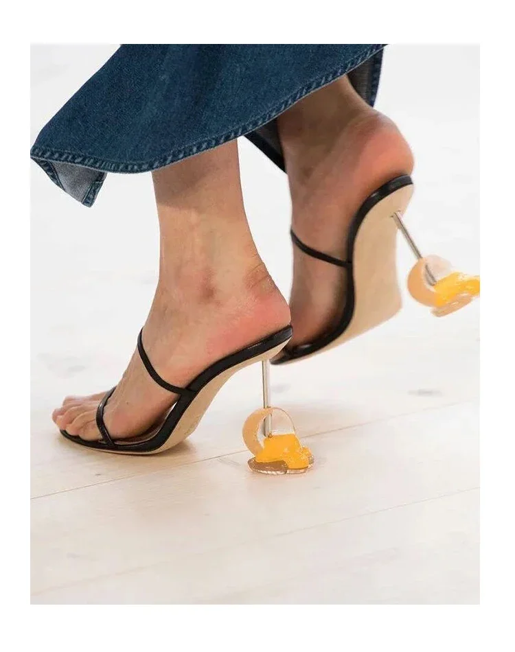 Summer Strappy Sandals Open To - Sandal Strappy Heeled recension och pris