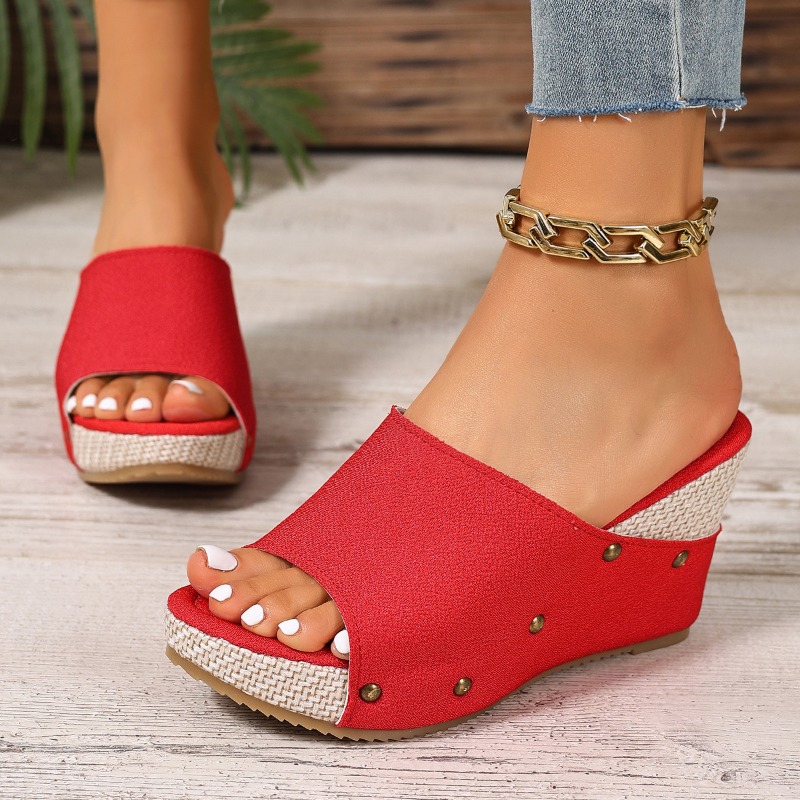 2026 Summer New Women Slippers - Wedge Espadrille Women recension och pris