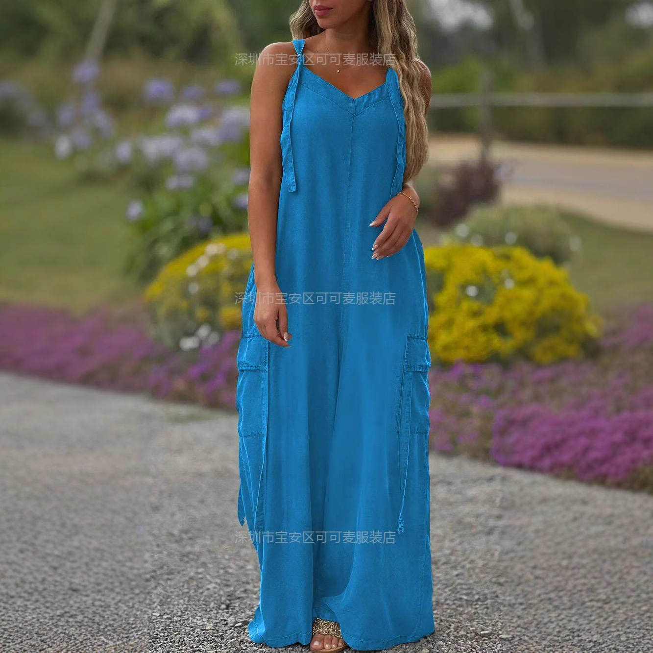 Loose Summer Jumpsuit Casual L - Jumpsuit Linen Relaxed recension och pris