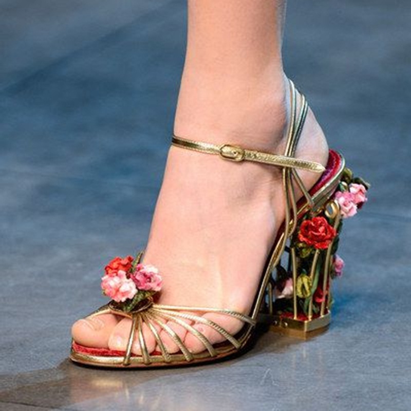 Luxury Bird Cage Women Sandals - Sandal Strappy Heeled recension och pris